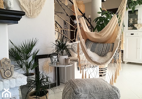 Scandi Boho - Średni salon, styl skandynawski - zdjęcie od emiliana.pl