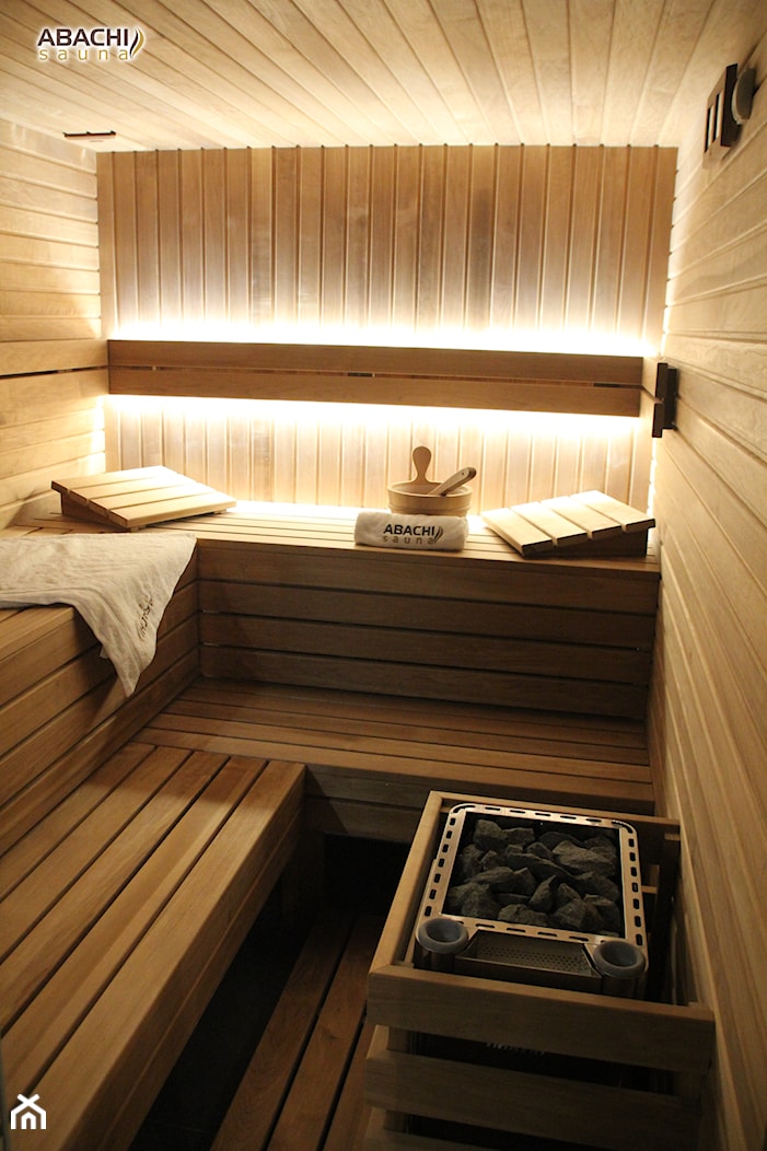 Projekt i realizacja sauny 10m2/ k. Limanowej - Łazienka, styl nowoczesny - zdjęcie od MARCISZ ARCHITEKCI - Homebook