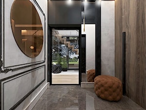 Projekt domu 150 m2 // Warszawa - Hol / przedpokój, styl nowoczesny - zdjęcie od MARCISZ ARCHITEKCI