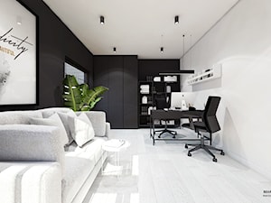 Projekt domu 130 m2// Limanowa - Biuro, styl nowoczesny - zdjęcie od MARCISZ ARCHITEKCI