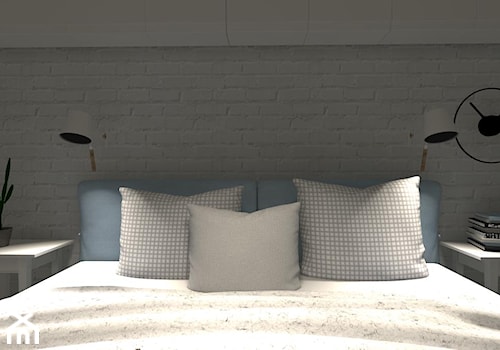 podwójne łóżko - zdjęcie od Projektomania Pracownia Architektury Wnętrz
