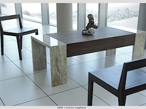 minimalistyczny stół do salonu nt°6 - zdjęcie od n-sphere Architektura & Kamień Naturalny