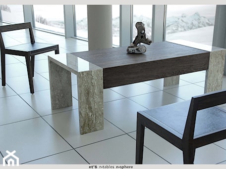 Aranżacje wnętrz - : minimalistyczny stół do salonu nt°6 - n-sphere Architektura & Kamień Naturalny . Przeglądaj, dodawaj i zapisuj najlepsze zdjęcia, pomysły i inspiracje designerskie. W bazie mamy już prawie milion fotografii!