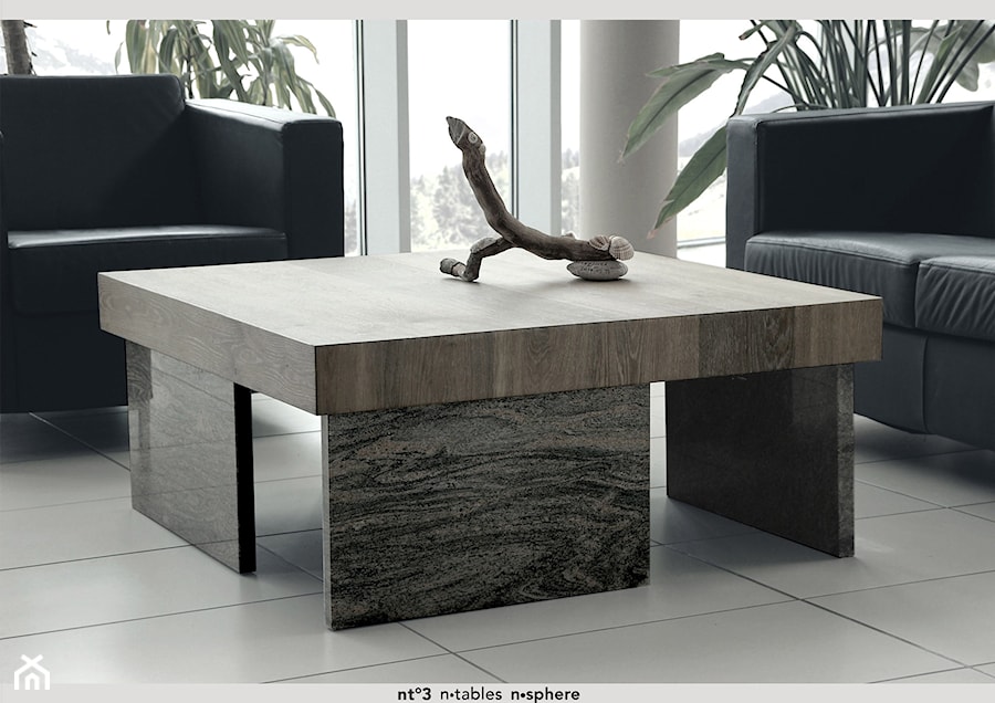 minimalistyczny stół do salonu nt°3 - zdjęcie od n-sphere Architektura & Kamień Naturalny