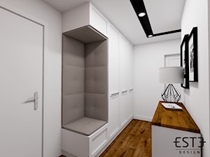 Mieszkanie w Lublinie - Średni biały hol / przedpokój, styl nowoczesny - zdjęcie od Este Design