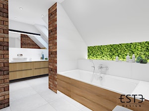 łazienka z chrobotkiem - zdjęcie od Este Design
