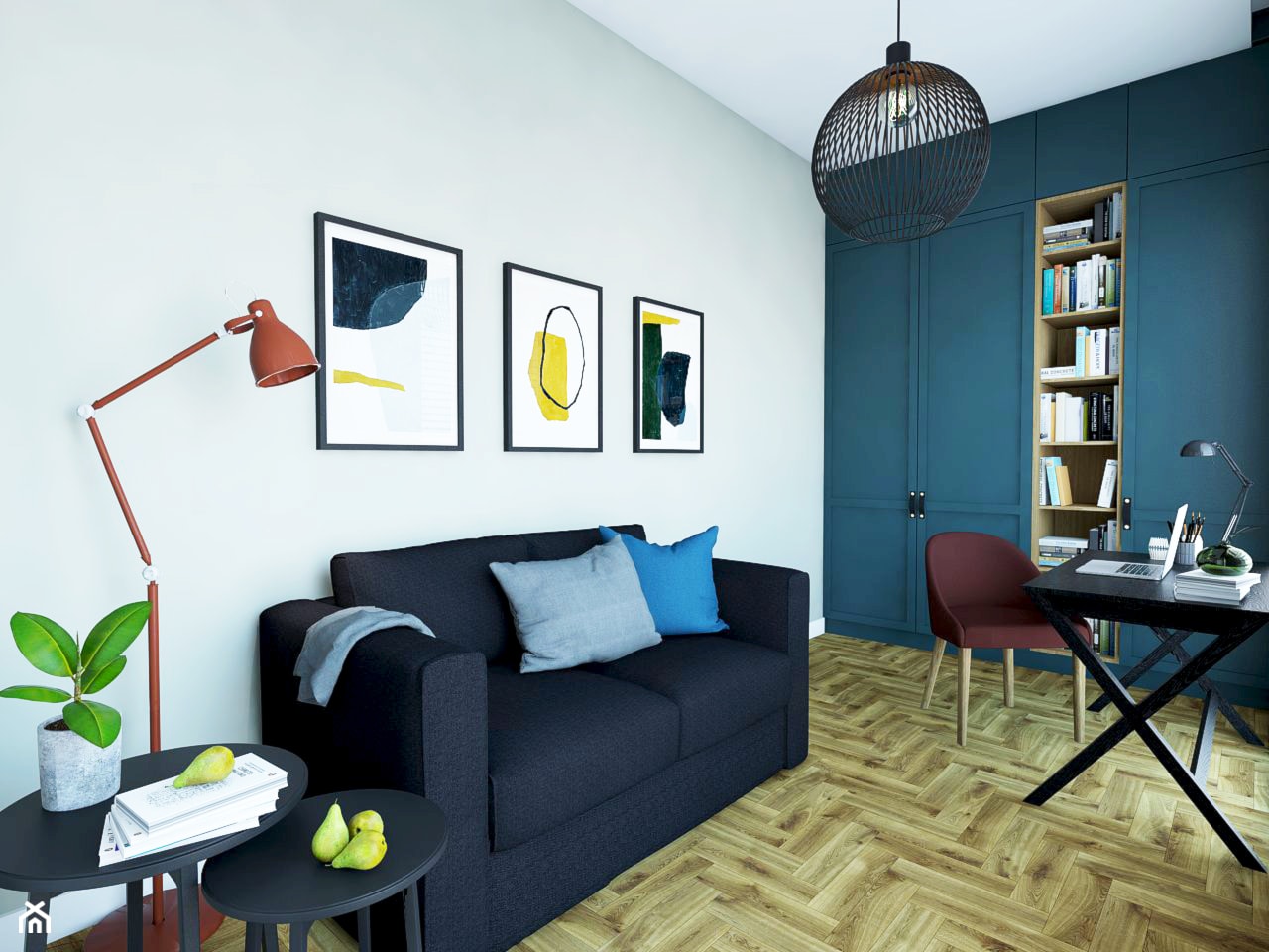 Pokój do pracy - Biuro, styl nowoczesny - zdjęcie od Este Design - Homebook