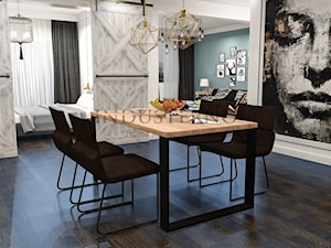 Stół minimalistyczny do salonu lub jadalni - zdjęcie od INDUSTERNO meble industrialne na wymiar i pod kolor