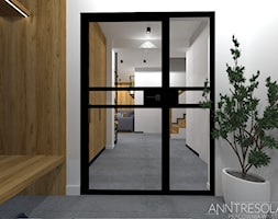 Przedpokój 12m2 styl industrialny - dom - zdjęcie od ANNTRESOLA Pracownia Wnętrz - Homebook