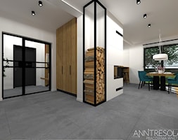 Przedpokój 12m2 styl nowoczesny - Dom - zdjęcie od ANNTRESOLA Pracownia Wnętrz - Homebook