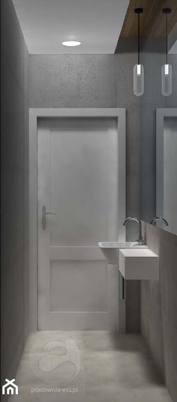 WC styl rustykalny - zdjęcie od ESS-PRACOWNIA PROJEKTOWA - Homebook