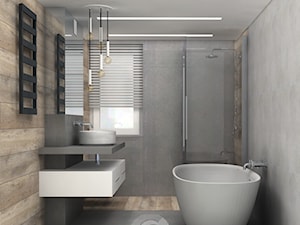 Koncepcja łazienki 2 - Łazienka, styl nowoczesny - zdjęcie od ESS-PRACOWNIA PROJEKTOWA