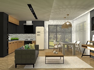 Koncepcja mieszkania w stylu vintage - Kuchnia, styl vintage - zdjęcie od ESS-PRACOWNIA PROJEKTOWA