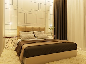 Mieszkanie w stylu nowoczesnym - Mała beżowa sypialnia, styl nowoczesny - zdjęcie od SQUARE interiors