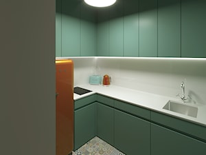 MID-CENTURY MODERN KAWALERKA - Kuchnia, styl nowoczesny - zdjęcie od SQUARE interiors