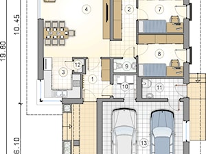 Morgan II - Rzut parteru - zdjęcie od Studio Atrium