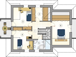 Smrek II - Rzut poddasza - zdjęcie od Studio Atrium