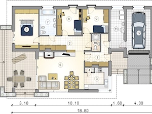 Kos - Rzut parteru - zdjęcie od Studio Atrium