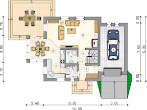 Smrek II - Rzut parteru - zdjęcie od Studio Atrium