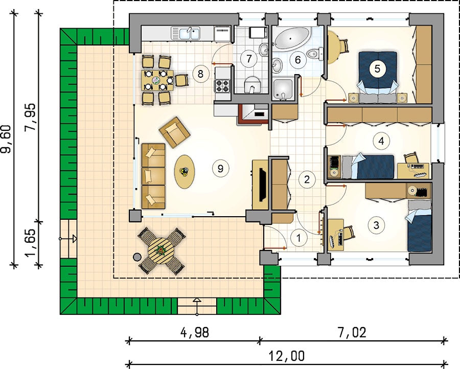 Wektor VI - Rzut parteru - zdjęcie od Studio Atrium