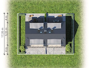Double House III - Usytuowanie na działce - zdjęcie od Studio Atrium