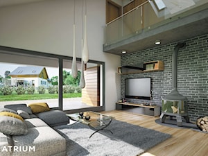 Pelikan XI - Pokój dzienny - Wizualizacja - zdjęcie od Studio Atrium