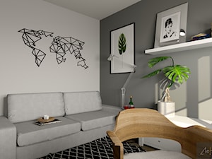 domowe biuro - Biuro, styl nowoczesny - zdjęcie od Ale!home Projektowanie i aranżacja wnętrz