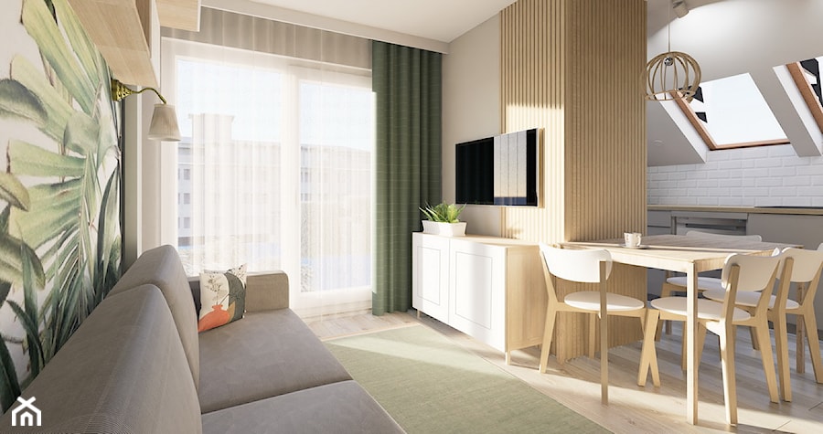 Mieszkanie dla rodziny z dziećmi - Salon, styl skandynawski - zdjęcie od Studio Magda Projektuje