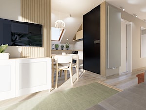 Mieszkanie dla rodziny z dziećmi - Salon, styl skandynawski - zdjęcie od Studio Magda Projektuje