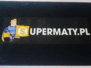 Mata gumowa z logo - zdjęcie od supermaty.pl