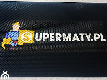 Aranżacje wnętrz - Hol / Przedpokój: Mata gumowa z logo - supermaty.pl. Przeglądaj, dodawaj i zapisuj najlepsze zdjęcia, pomysły i inspiracje designerskie. W bazie mamy już prawie milion fotografii!