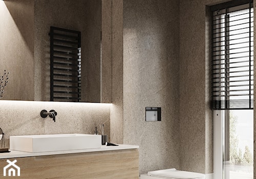 Mała łazienka z prysznicem - zdjęcie od KAROLINA POPIEL - ARCHITEKTURA WNĘTRZ