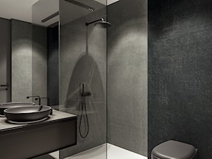 Minimalistyczna łazienka - Łazienka, styl minimalistyczny - zdjęcie od KAROLINA POPIEL - ARCHITEKTURA WNĘTRZ