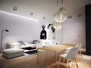 Salon, styl minimalistyczny - zdjęcie od KAROLINA POPIEL - ARCHITEKTURA WNĘTRZ