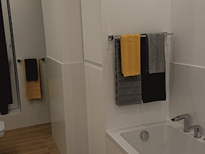 nowoczesna łazienka - Średnia bez okna z punktowym oświetleniem łazienka, styl skandynawski - zdjęcie od Fornex meble na wymiar