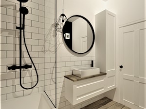Łazienka w stylu skandynawskim - Łazienka, styl nowoczesny - zdjęcie od WKWADRAT - PRACOWNIA ARANŻACJI WNĘTRZ
