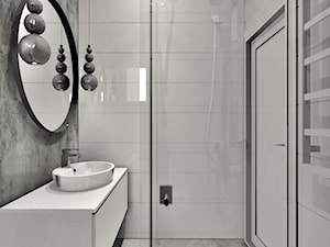 Łazienka gościnna - Łazienka, styl minimalistyczny - zdjęcie od WKWADRAT - PRACOWNIA ARANŻACJI WNĘTRZ