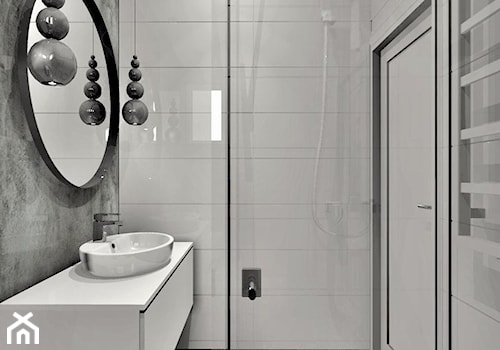 Łazienka gościnna - Łazienka, styl minimalistyczny - zdjęcie od WKWADRAT - PRACOWNIA ARANŻACJI WNĘTRZ