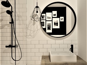 Łazienka w stylu skandynawskim - Łazienka, styl rustykalny - zdjęcie od WKWADRAT - PRACOWNIA ARANŻACJI WNĘTRZ