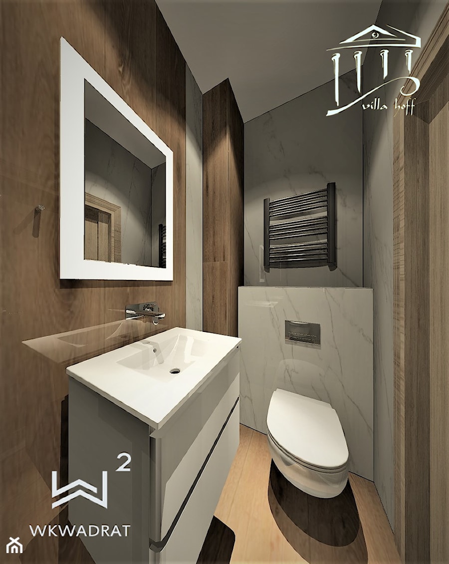 Łazienka Standard - Łazienka, styl rustykalny - zdjęcie od WKWADRAT - PRACOWNIA ARANŻACJI WNĘTRZ