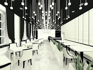 Restauracja hotelowa - Wnętrza publiczne, styl glamour - zdjęcie od WKWADRAT - PRACOWNIA ARANŻACJI WNĘTRZ