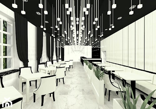 Restauracja hotelowa - Wnętrza publiczne, styl glamour - zdjęcie od WKWADRAT - PRACOWNIA ARANŻACJI WNĘTRZ