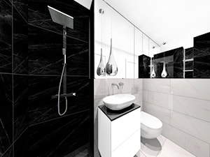 Mała łazienka - Łazienka, styl nowoczesny - zdjęcie od WKWADRAT - PRACOWNIA ARANŻACJI WNĘTRZ