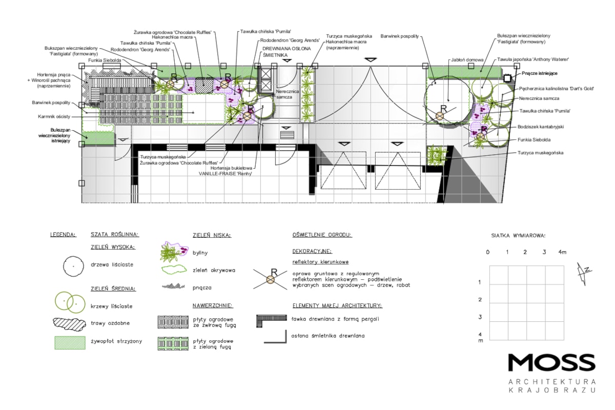 Przedogródek miejski w Krakowie - Ogród, styl minimalistyczny - zdjęcie od MOSS Architektura krajobrazu - Homebook