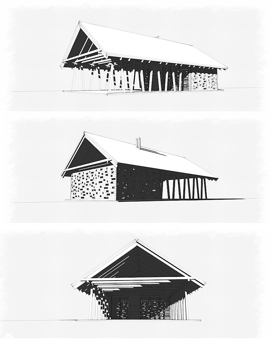 Ryglice - Stodoła spotkań - Ogród, styl rustykalny - zdjęcie od MOSS Architektura krajobrazu