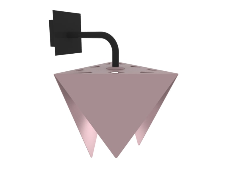 Lampa kinkiet Origami (różany) - zdjęcie od KIZO Design • Meble Nowoczesnych Wnętrz!