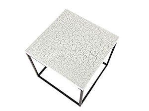 Stolik kawowy Cracken (biało-czarny) - zdjęcie od KIZO Design • Meble Nowoczesnych Wnętrz!