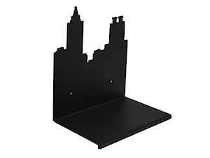 Półka ścienna Atlanta (czarna) - zdjęcie od KIZO Design • Meble Nowoczesnych Wnętrz!