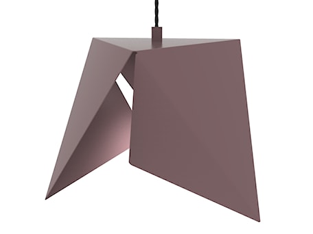 Aranżacje wnętrz - Salon: Lampa wisząca Origami duża (ciemny róż) - KIZO Design • Meble Nowoczesnych Wnętrz!. Przeglądaj, dodawaj i zapisuj najlepsze zdjęcia, pomysły i inspiracje designerskie. W bazie mamy już prawie milion fotografii!