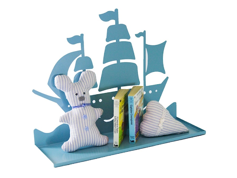 Półka ścienna Ship (niebieski) - zdjęcie od KIZO Design • Meble Nowoczesnych Wnętrz!